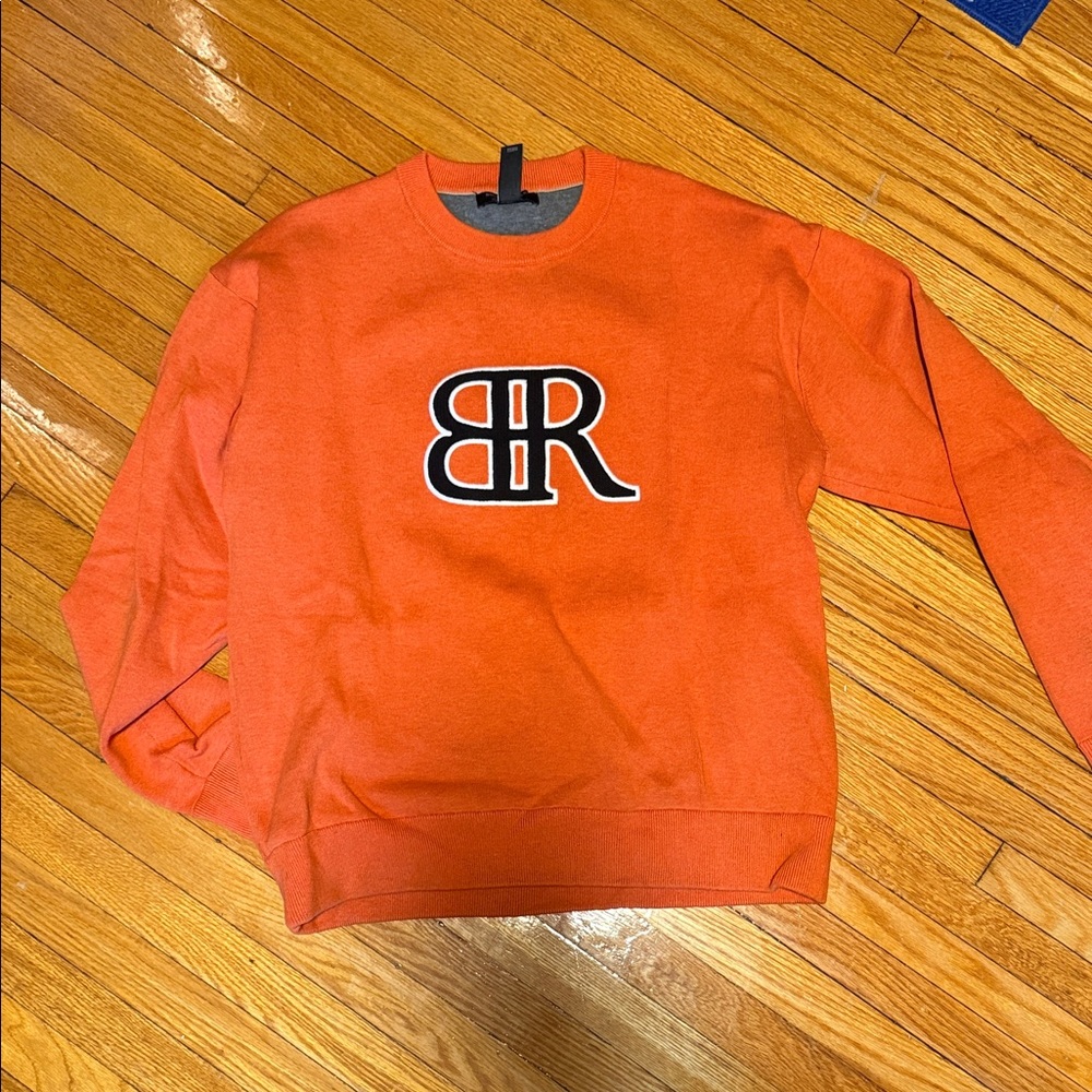 Banana Republic Bold Orange Crewneck Sweater